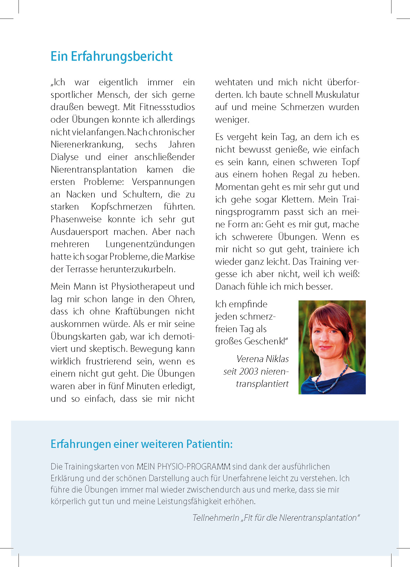 Fit für die Niere