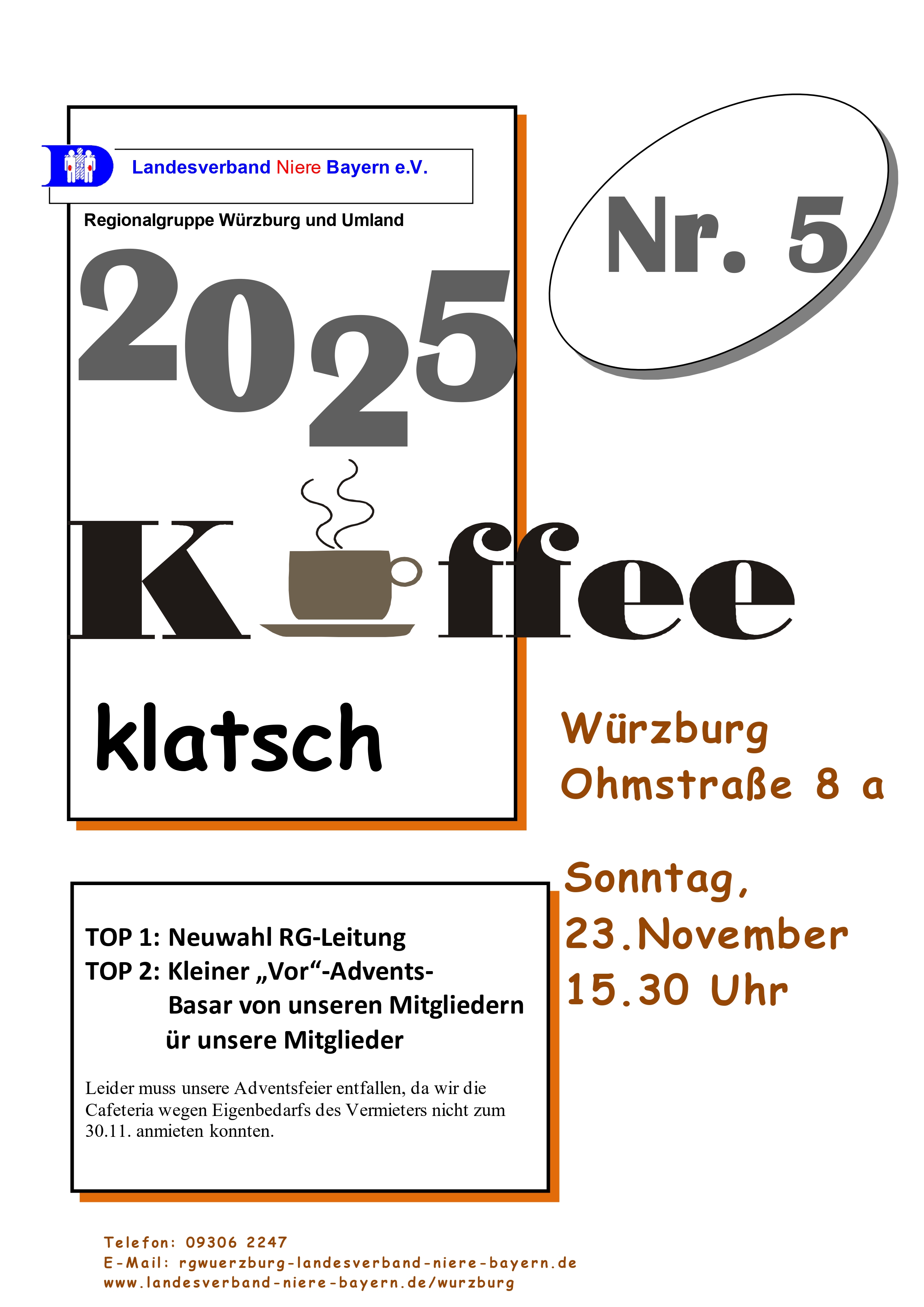 Einladung Würzburg